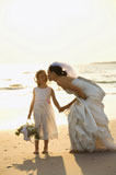 Bride+and+flower+girl.