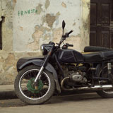 Motorcycle+with+a+sidecar+parked+on+the+street%2C+Havana%2C+Cuba