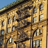 Fire+escape+on+exterior+of+building%2C+New+York+City