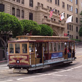 Trolley+on+streets+of+San+Francisco