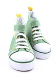 two+pairs+of+green+sneakers+for+children