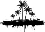 Grunge+palm+trees