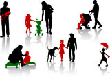 Silhouettes+of+parents+with+children