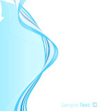 Vector+illustration+of+a+stylized+blue+lined+art+abstract+sheet.