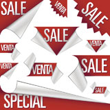 Sale+and+venta+stickers%2C+corner+tabs%2C+ribbons%2C+and+labels+for+use+in+advertising%2C+print+promotions%2C+product+packaging%2C+and+websites