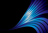 Abstract+blue+and+black+background+with+a+wave+design