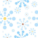 Abstract+illustration+of+a+seamless+snow+flake+repeat+design+in+blue