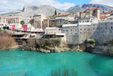 Famous+touristic+place+Mostar+on+a+sunny+winter+day.+