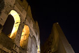 part+of+the+famous+coliseum+in+Rome+at+night+