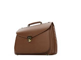 isolated+brown+leather++handbag+over+white