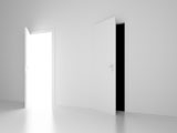 white+and+black+open+doors
