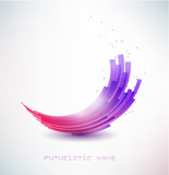 futuristic wave sign
