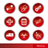 Medical icons set