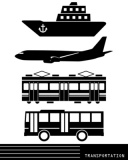 Transportation silhouette