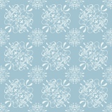 Seamless floral blue pattern