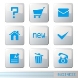 Business icons set