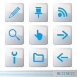 Business icons set