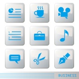 Business icons set