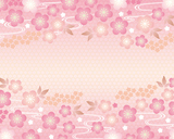 spring background pink