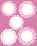 circle lace frame
