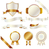 emblem and ribbon set