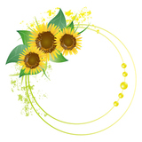 sunflower frame