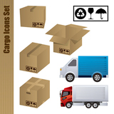 Cargo Icons Set