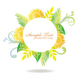 sunflower frame