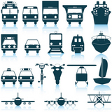 transportation+icon+set