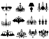 set+of+lamps+silhouettes