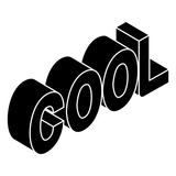 COOL��ʸ����Ω��Ū��3D���饹��