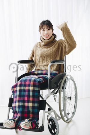 車椅子の女性 ストックフォトの定額制ペイレスイメージズ