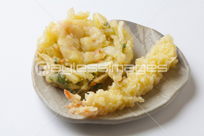 かき揚げとえび天の写真 イラスト素材 Gf ペイレスイメージズ