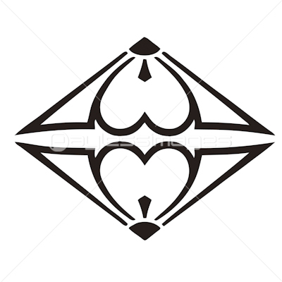 陰割り剣片喰菱 かげわりけんかたばみひし ストックフォトの定額制ペイレスイメージズ