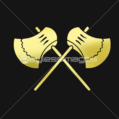 違い鉞 ちがいまさかり ストックフォトの定額制ペイレスイメージズ