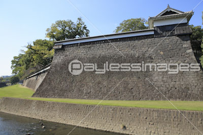 熊本城の長塀の写真 イラスト素材 Gf ペイレスイメージズ