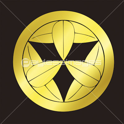 丸に九枚笹 まるにくまいささ 商用利用可能な写真素材 イラスト素材ならストックフォトの定額制ペイレスイメージズ