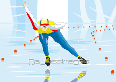 女子スピードスケート 商用利用可能な写真素材 イラスト素材ならストックフォトの定額制ペイレスイメージズ