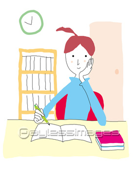 復習の写真 イラスト素材 写真素材 ストックフォトの定額制ペイレスイメージズ