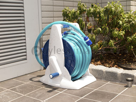 ドラム式の散水ホース 商用利用可能な写真素材 イラスト素材ならストックフォトの定額制ペイレスイメージズ