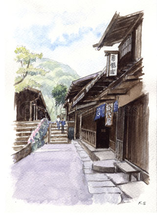 妻籠宿 - 商用利用可能な写真素材・イラスト素材ならストックフォトの