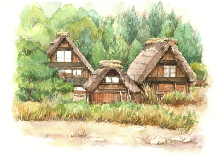 白川郷の合掌造り - 商用利用可能な写真素材・イラスト素材なら