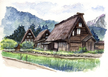 白川郷の合掌造り - 商用利用可能な写真素材・イラスト素材なら