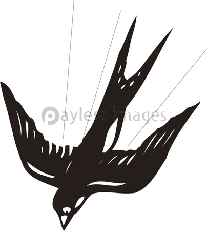 ツバメのシルエット 商用利用可能な写真素材 イラスト素材ならストックフォトの定額制ペイレスイメージズ
