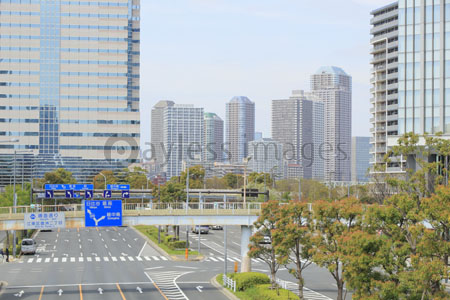 豊洲 晴海通り ストックフォトの定額制ペイレスイメージズ