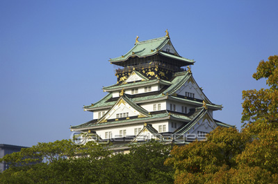 大阪城 商用利用可能な写真素材 イラスト素材ならストックフォトの定額制ペイレスイメージズ