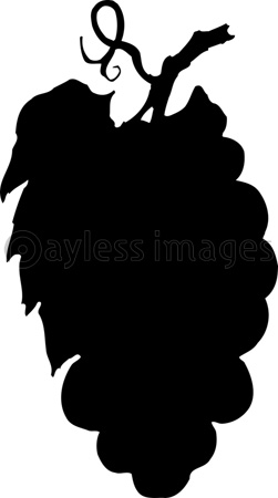 ブドウのシルエット 商用利用可能な写真素材 イラスト素材ならストックフォトの定額制ペイレスイメージズ