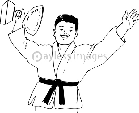 柔道優勝者 商用利用可能な写真素材 イラスト素材ならストックフォトの定額制ペイレスイメージズ