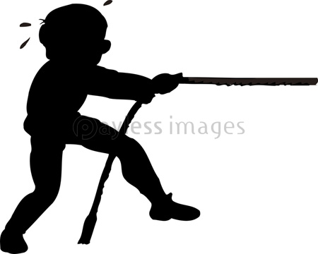 綱引きをしている人のシルエット ストックフォトの定額制ペイレスイメージズ