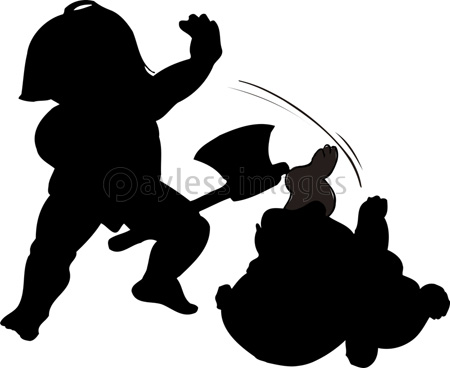 金太郎のシルエット ストックフォトの定額制ペイレスイメージズ